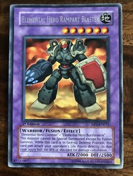 Elemental Hero Rampart Blaster - DP1-EN012 - Rare - 1st Edition
