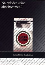 Lucky Strike Werbung Anzeige Reklame