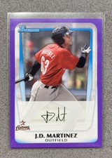 2011 J.D. Martinez Bowman Prospects PURPLE BORDER BP92 Houston Astros Rookie