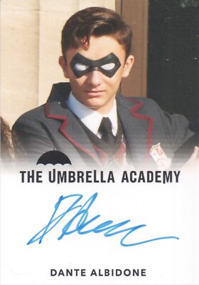 The Umbrella Academy Staffel 1, Dante Albidone (Junger Klaus) Autogrammkarte