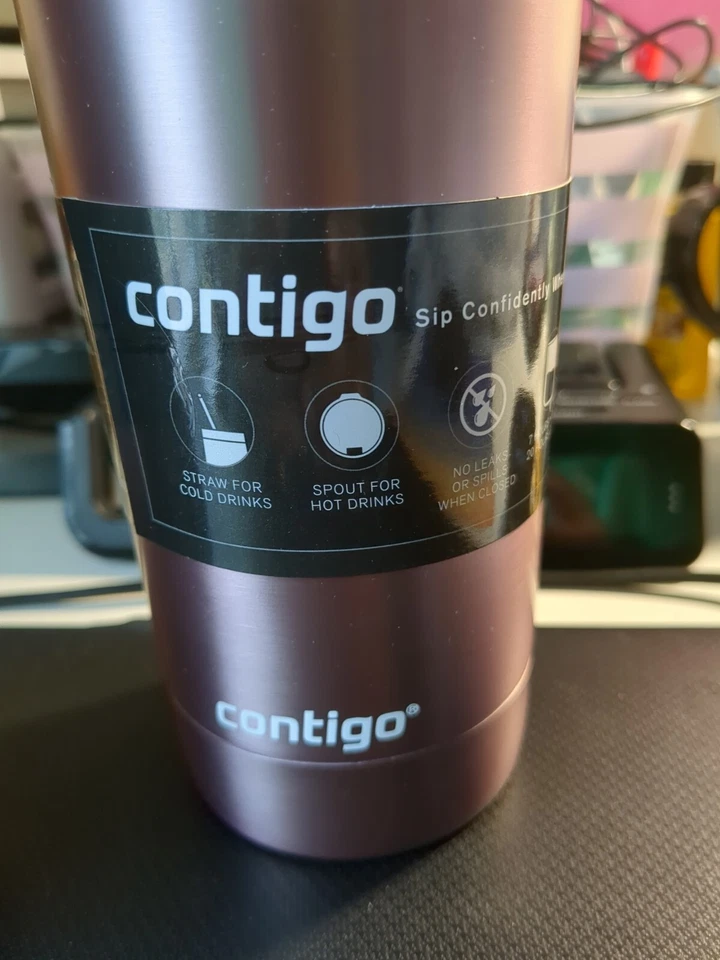 Contigo 18 oz. Uptown Dual Sip Stainless Steel Tumbler - Image 4 of 4