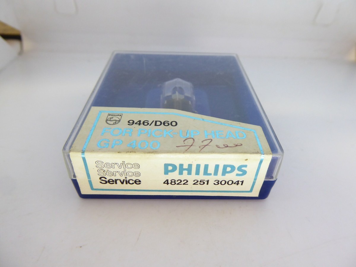 Saphir Philips GP400 946/D60 Pour Cellule Pick-up Hi-Fi, Avec Boîte D'origine