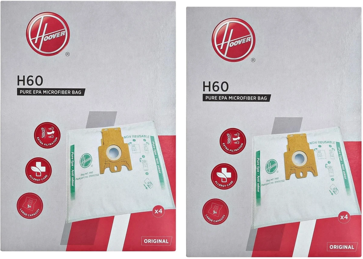 10 X Sacs Pour Aspirateur Non Tissé Assortis Hoover TS 2060 Sensory - Foto 12