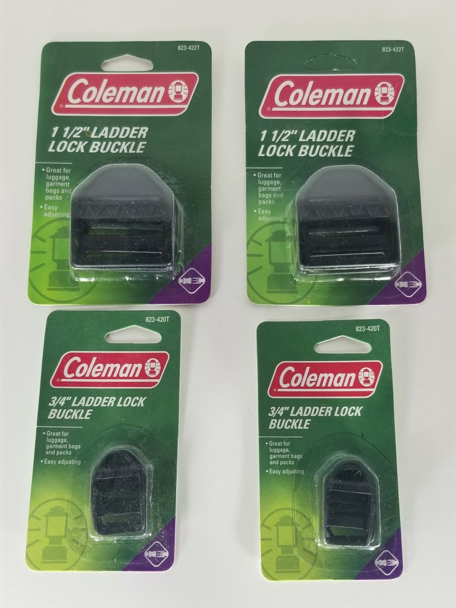 コールマン　バックル　Coleman Buckel Lot of 4 Coleman Ladder Lock Buckles. 3/4 & 1 1/2 inch | eBay