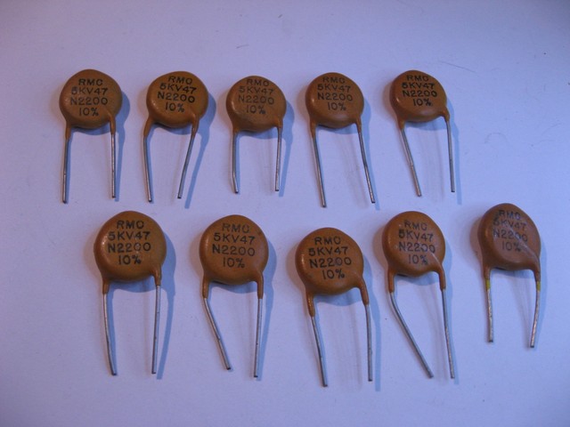 Capacitor Ceramic Disc 47pF 10 5000V 5KV RMC N2200 NOS Qty 10 EBay