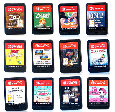 NINTENDO SWITCH SPIEL MODUL AUSWAHL - ZELDA / POKEMON / SPLATOON / LEGO