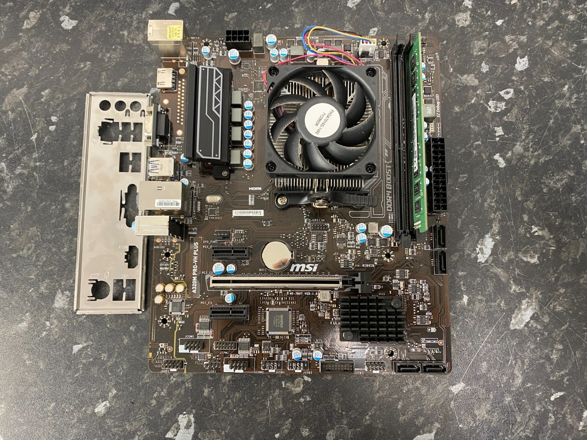 Radeon R7 A8 9600 Motherboard Support Bundle MSI A320M-A PRO