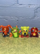 Z Wind Ups 4 Ugly Doll Lot - OX Big Toe Trunko Babo Red Green Yellow Orange