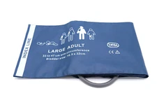 NIBP Cuff Reusable Large Adult Single Hose 33-47cm Blue - Same Day Shipping
