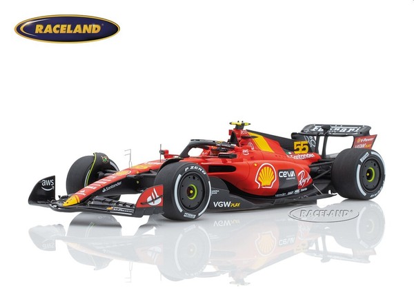 Ferrari SF-23 F1 Gp Italien Monza 2023 Carlos Sainz, Looksmart 1:18, LS18F1048-image