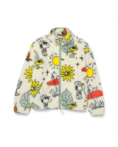 Parks Project x Peanuts Soft Faux Shearling Fullzip Jacket - Unsex Size XXXL - 第 1/16 張圖片