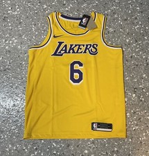LeBron James Los Angeles Lakers Nike Swingman Jersey Men  s 48 / Large New w/ Tag