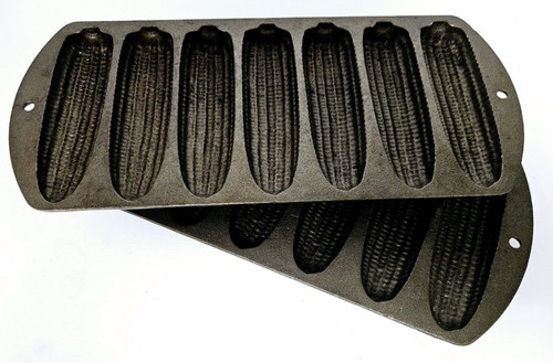Vintage Cornbread Pan Lodge Cast Iron 7 Slot Baking Pan Heavy Iron Cot