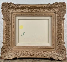 Vintage Pablo Picasso Signed Dove Figure Painting Drawing Modernist Abstract