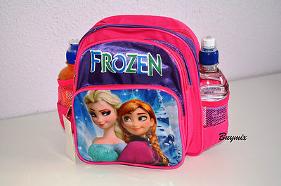 Mädchen Frozen Rucksack Elsa, Anna Kinder kleine Schultasche Brotdose PE Kit Kindergarten 
