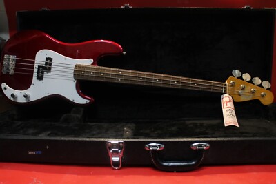 NEW Fender Japan Precision Bass PB 62 OCR Red Electric Bass GT260