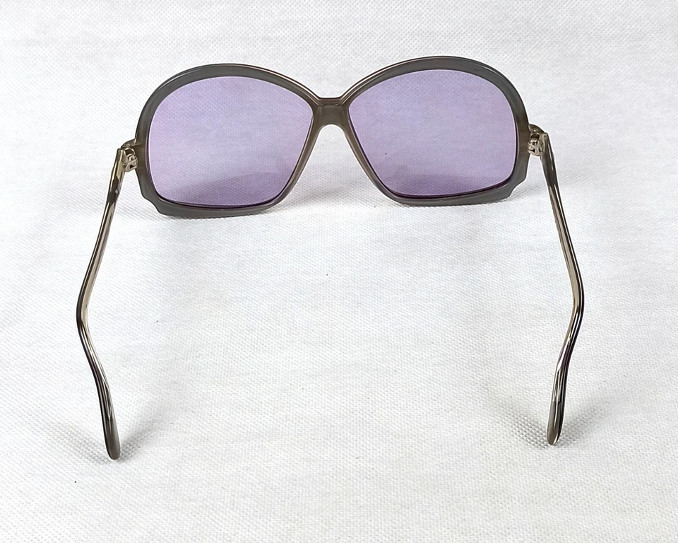 HIP-HOP CAZAL SUNGLASSES PURPLE GERMANY VINTAGE MOD. 156 58-10 W/T ORIGINAL CASE - Image 4 of 4