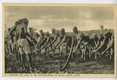 Gefangene ? Landräumung Sierra Leone Vintage Raphael Tuck Postkarte A14