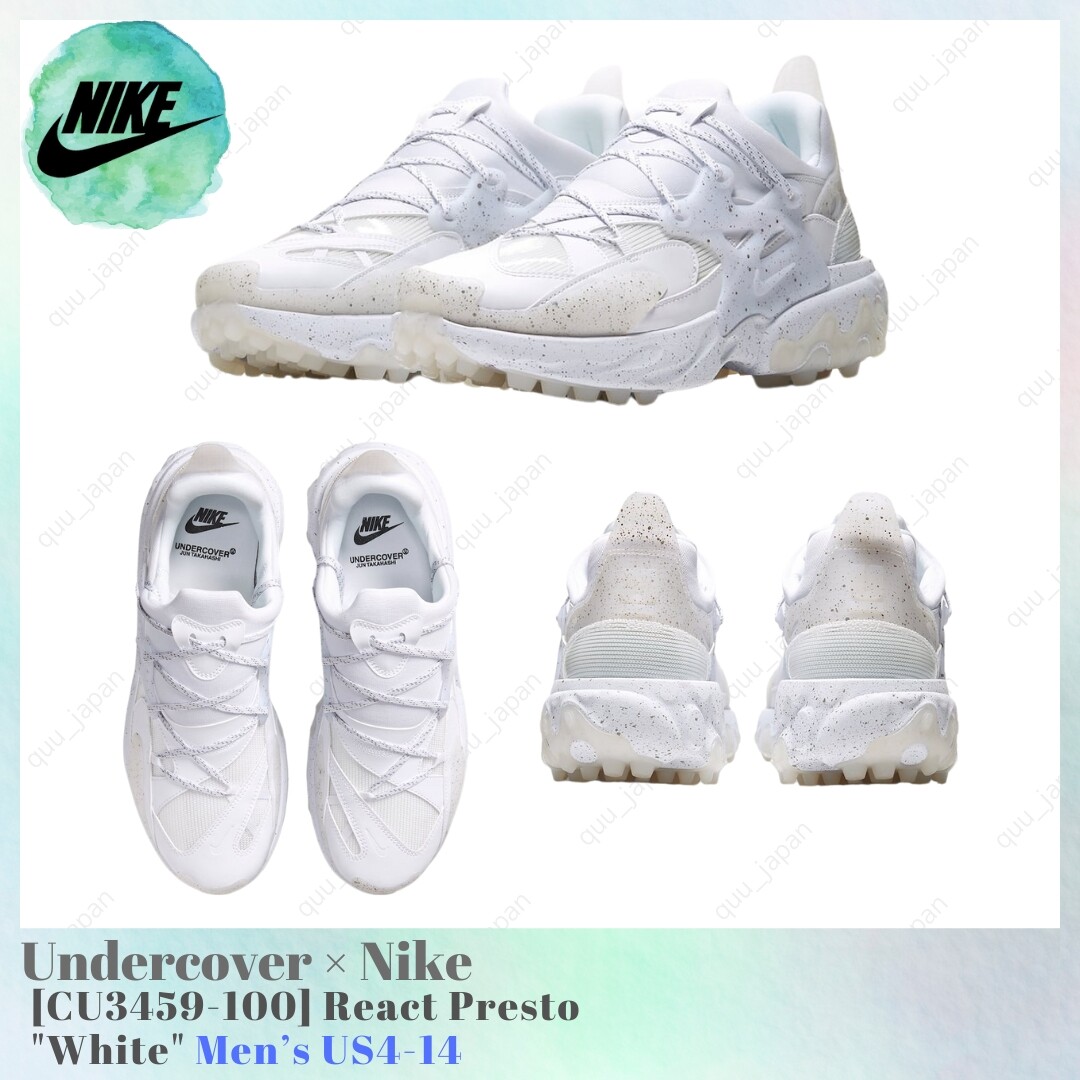 Size 10 Nike Undercover x React Presto White for sale online