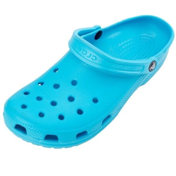 aqua blue crocs
