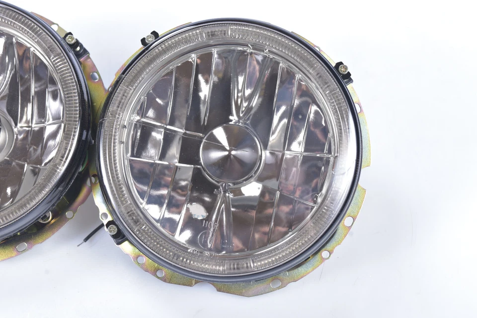 Faro proiettore Dectane SWV03RBC VW GOLF I 1974-1983 anelli luce di posizione fumo - Immagine 4 di 4