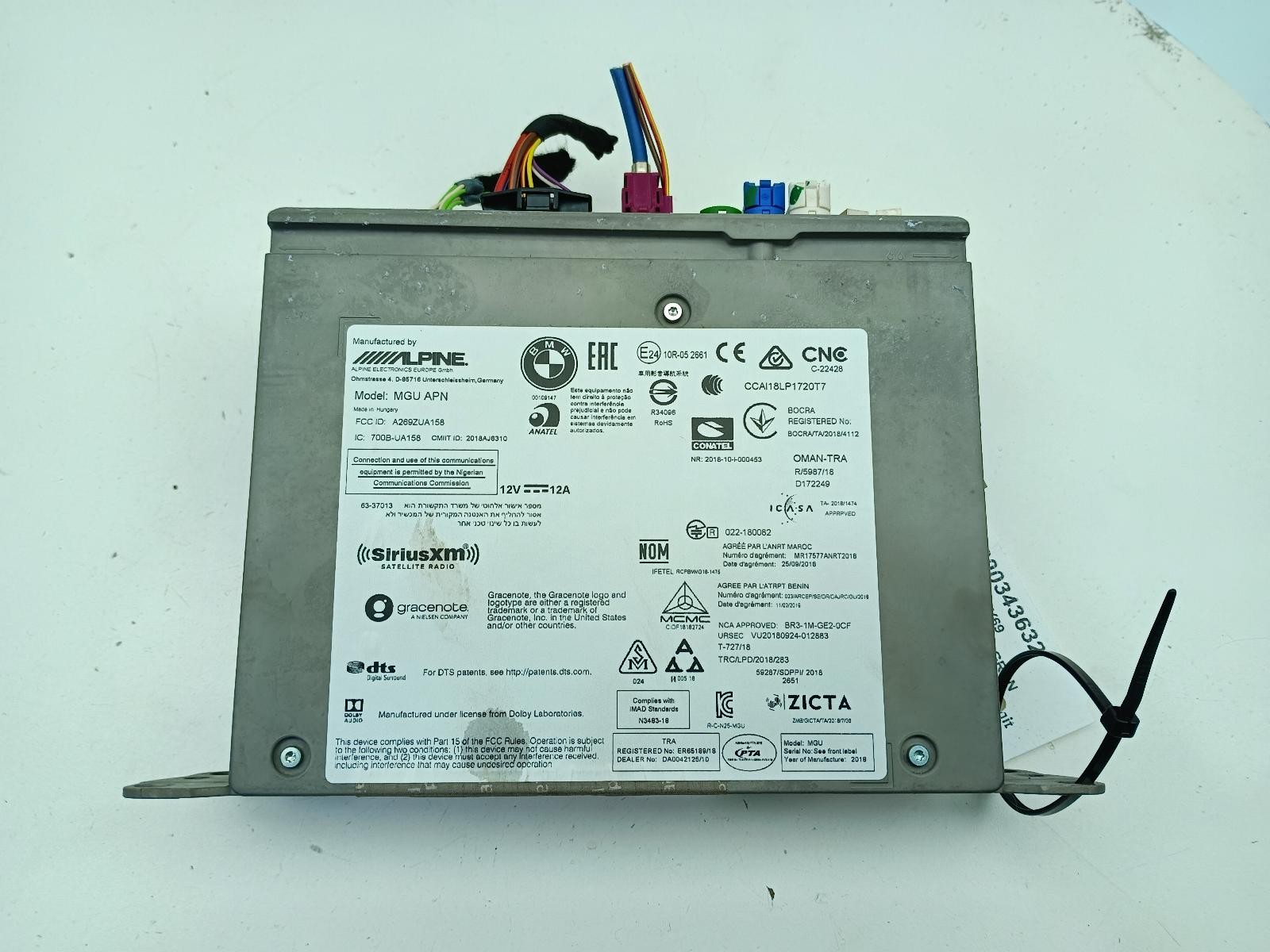 BMW 2 SERIES GRAN COUPE STEREO RADIO HEAD UNIT 5A318D7 F44 2019 - 2024