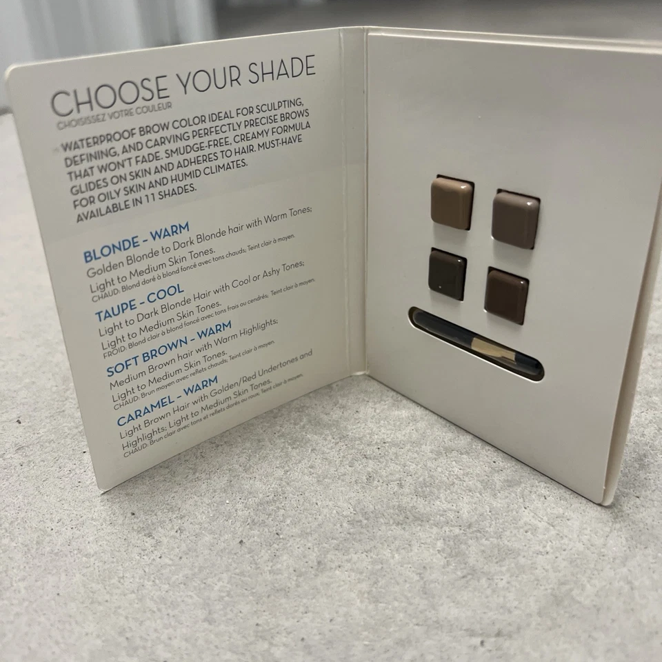 Lot Anastasia Beverly Hill Brow Wiz Chocolate Pencil/Lt Brown Sample Card - Image 3 of 4