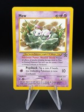 Pokemon TCG Mew 47/53 Wotc Black Star Promo Rare Pokemon League Promo LP