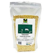 Pacific Organic Feed Oat Groats - Rich with Fiber & Minerals - 2Lbs