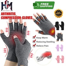 Medical Arthritis Gloves Compression Copper Pain Relief Hand Wrist Support Brace
