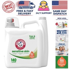 Effective Stain Remover  Gentle Laundry Detergent, 140 FL OZ for Sensitive Skin