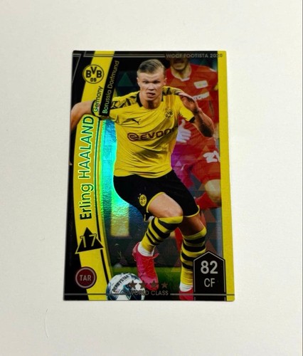 Erling Haaland 2019 Panini Footista Refractor Rookie Card Dortmund Manchester C