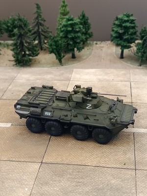 3D-Printed 1/72 BTR-82A Armored Personnel Carrier Finished Model