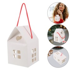 15Pcs Party Gift Box Paper Candy Boxes Handheld House Shaped