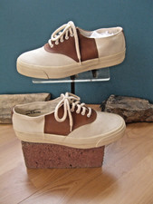 Vintage 1980's Brown/white Saddle Shoes Polo by Ralph Lauren