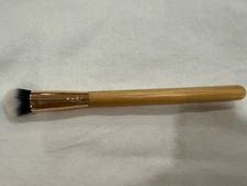 TARTE CONCEALER ANGLED BRUSH Blonde Wood with Black & White Soft-Bristles NEW