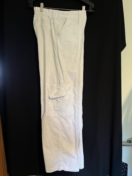 Glassons 8 Corduroy Cargo Pants 8 Ivory 