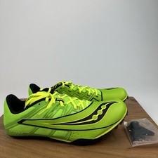 New Mens Saucony Spitfire 4 Racing Track  Field Spiked Running Shoes Sz 12