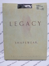 Legacy Shapewear Control Top Tights CoolMax Panel Brown Size D