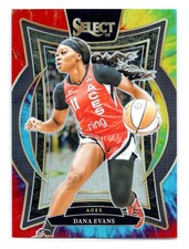 2025 Panini Select WNBA Dana Evans Tie-Dye Prizm /25 #1 Las Vegas Aces
