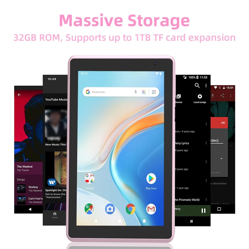Android 15 Tablet, 7 Inch Tablet, 6GB RAM 32GB ROM/ 1TB Expandable, 5MP Camer... - Image 2 of 4