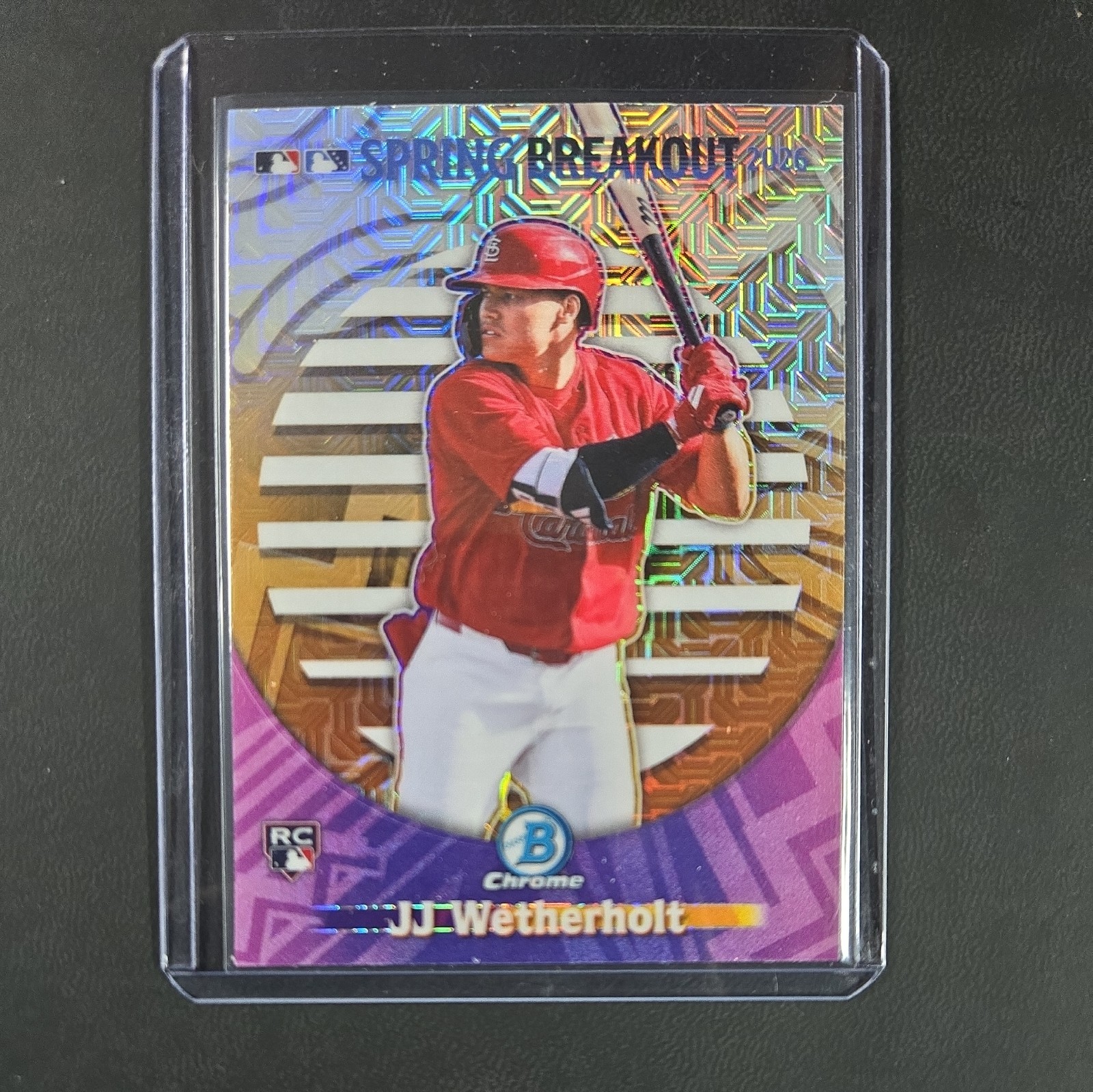 2026 Bowman Chrome Baseball JJ Wetherholt #SB-2 Spring Breakout Mojo