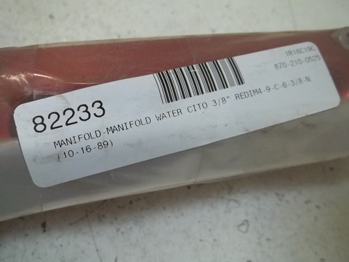 82233 MANIFOLD-MANIFOLD WATER CITO 3/8" NSNP - Picture 3 of 4