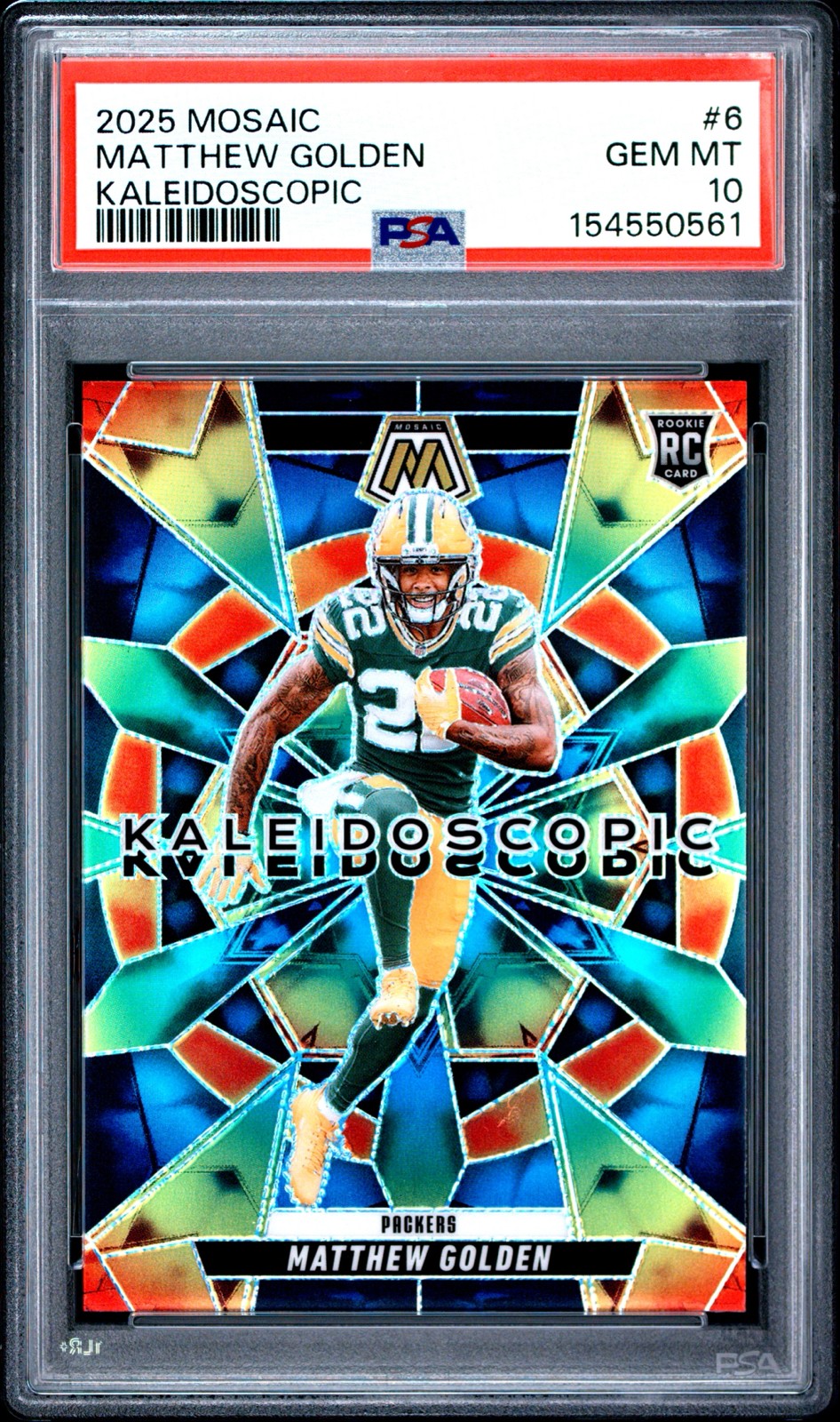 Matthew Golden Panini Mosaic Kaleidoscopic #6 Base