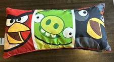 Angry Birds Pillow Rectangular 12x24 Plush 2009-2013