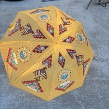 Umbrella Thunderbird Phoenix Aztec Southwest Design Boho Bright Multicolor 36  