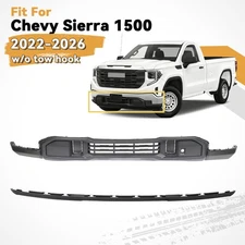 For 2022-2026 GMC Sierra 1500 Front Lower Bumper Fascia Valance Kit w/o Tow Hook