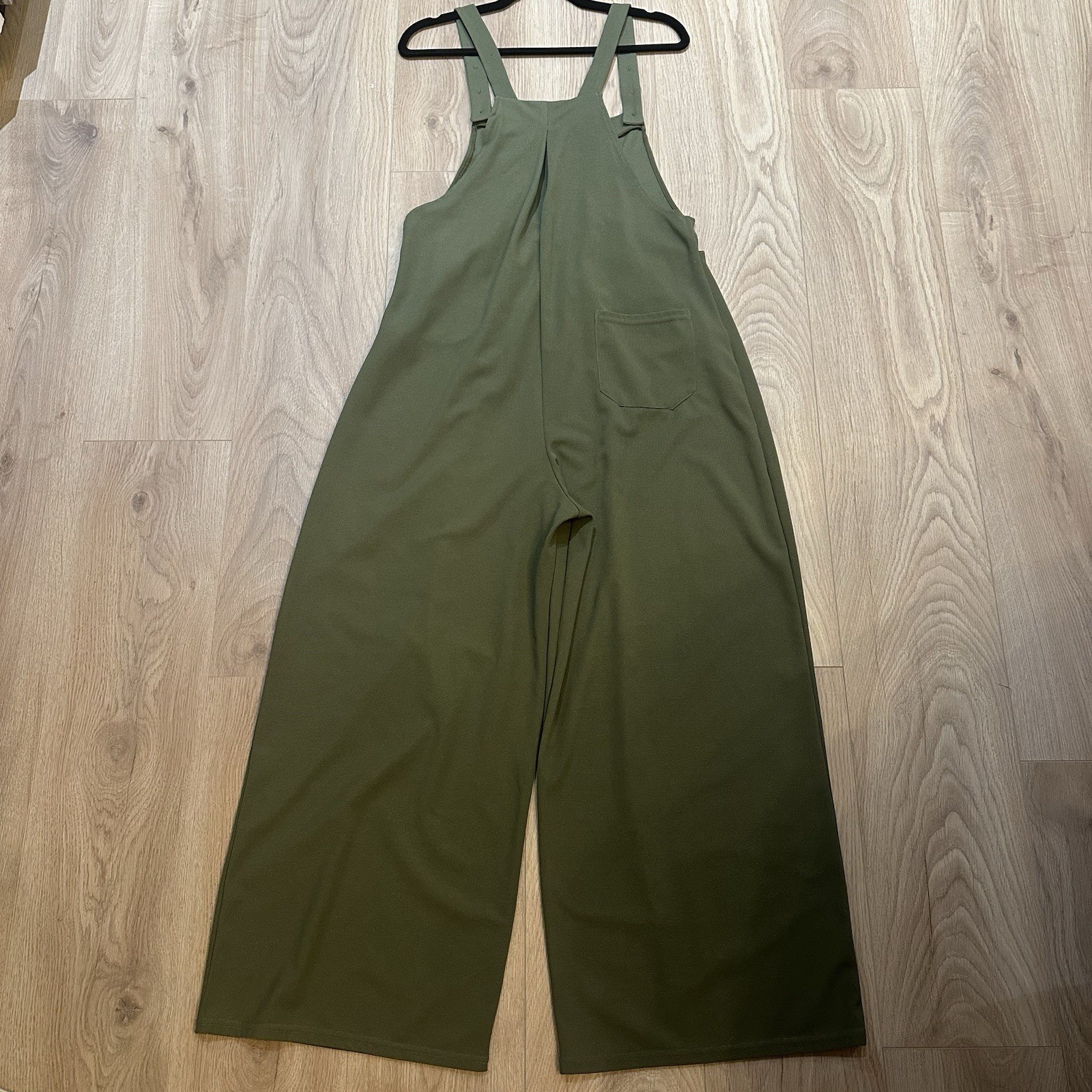 Halara Adjustable Strap Button Overalls Wide Leg … - image 10