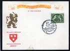 Netherland / Card - “50th Anniversary / Stamp Society "BREDA" Perfin "P.Z.V./50"