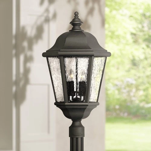 Hinkley Edgewater Collection 27" High Black Outdoor Post Light - Picture 1 of 5